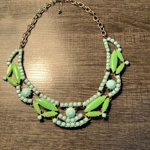 Teal and Green necklace